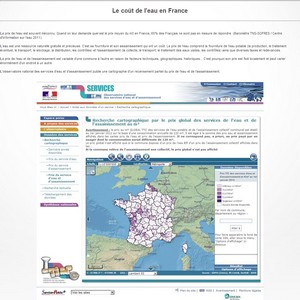 Information : le coût de l'eau en France