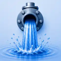 D&eacute;bit : jusqu'&agrave; 2700 litres/heure